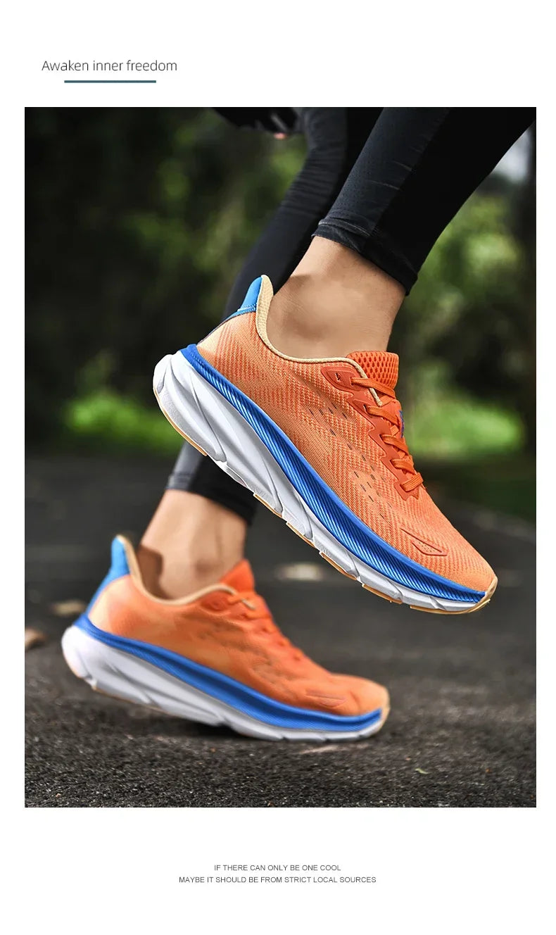 2025 nye afslappede løbesko til sport og udendørs brug, komfortable forår/sommer-sneakers med skridsikker sål, unisex til mænd og kvinder, bløde træningssko til mænd