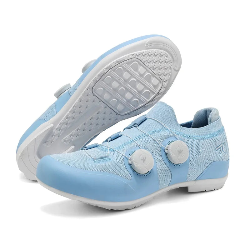 Men's MTB Cycling Shoes New Women's Pink Self-Locking Cleats Speed Road Bicycle Shoes Flat Trail Racing SPD Mountain Bike Sneakers