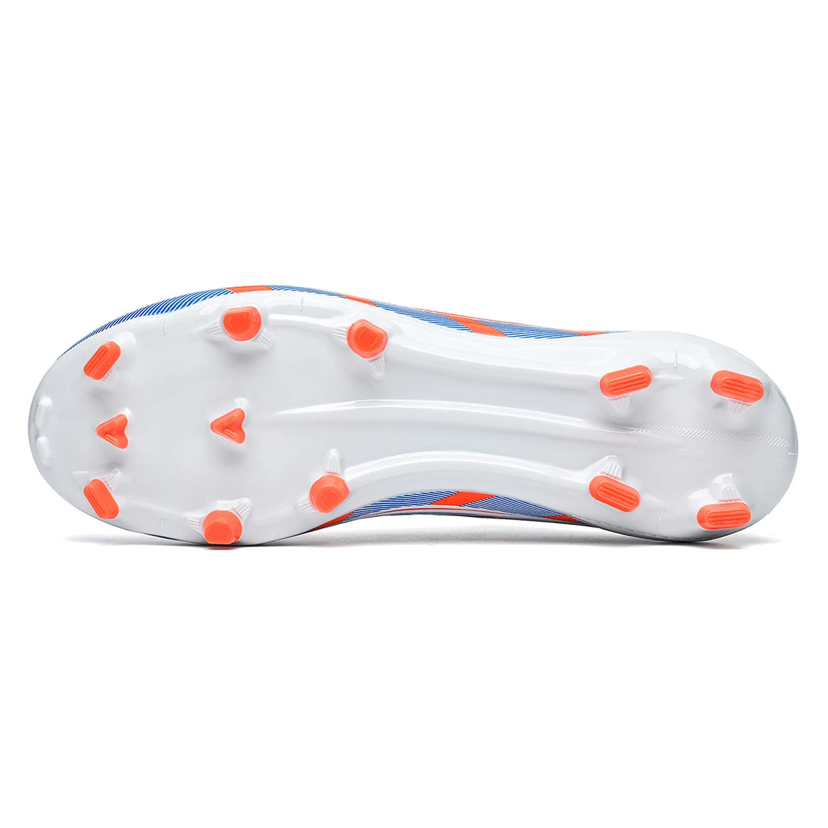 Chaussures de football AG FG pour adultes, tissu PU doux et agréable pour la peau, semelle extérieure antidérapante en TPU, résistantes à l'usure, pour les matchs sur gazon du week-end