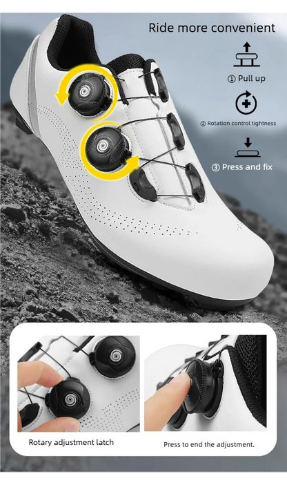 Cycling Sports Shoes, MTB Men's Mountain Bike Shoes, Racing Shoes, Off-Road Mountain Bike Pedal Cycling Shoes, Mountain Competition