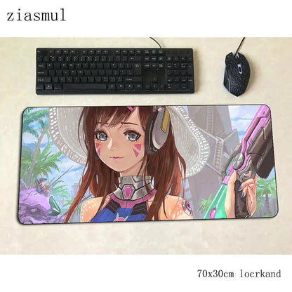 dva mouse pad gamer 70x30cm xl gaming mousepad pc notbook desk mat cute padmouse games Christmas gifts gamer mats gamepad