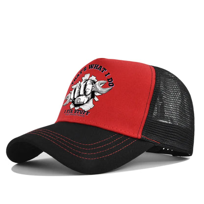 Gorra de béisbol de moda para primavera-verano, de malla estampada y transpirable, con logotipo personalizado para hombres, mujeres y parejas; gorra con visera, casquette.