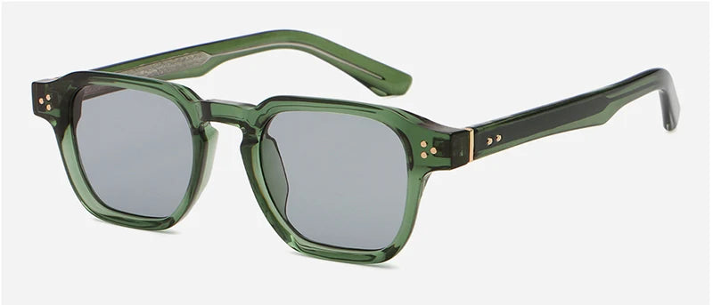 Peekaboo irregular sunglasses for women black brown retro style square sun glasses for men uv400 summer accessories 2025