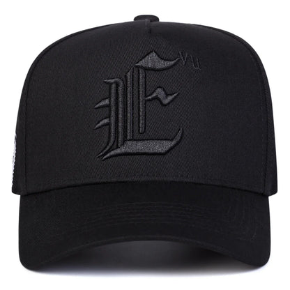Czapki baseballowe z haftem „E” – unisex, wiosna/jesień, na świeżym powietrzu, regulowane, codzienne, czapki przeciwsłoneczne, czapki sportowe