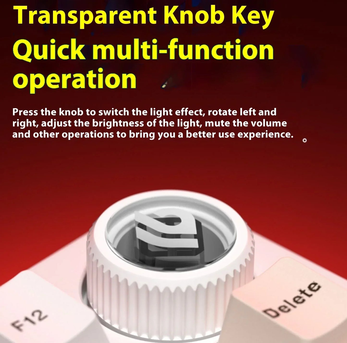 LEOBOG Hi75C Mechanische Tastatur 3Mode/Kabelgebundenes Kit Hot-Swap mit Drehknopf RGB Aluminiumlegierung Gasket Hi75C Tastatur-Kit PC Custom Geschenk