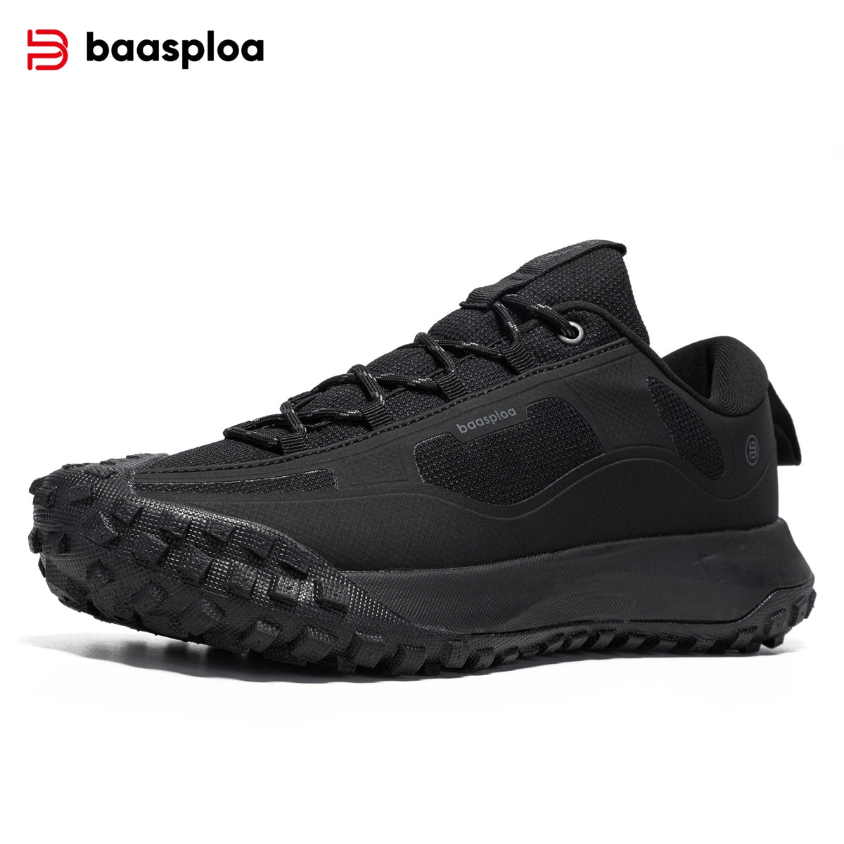 Baasploa herenwandelschoenen: comfortabele, zachte, waterdichte trekking-sneakers voor heren, slijtvast en antislip, geschikt voor buiten en klimmen