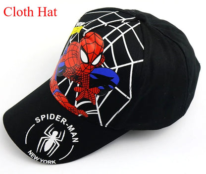 Marvel Anime figurka Spider-Man kreslená baseballová čepice bavlna polyester čepice s kšiltem pro chlapce a dívky čepice a doplňky k hlavě dětský dárek k narozeninám
