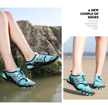 EOCENE Barfuß-Outdoor-Sportschuhe für Herren und Damen, schnell trocknende Aqua-Schuhe für Strand, Schwimmen, Fitness, Waten, Wandern und Radfahren