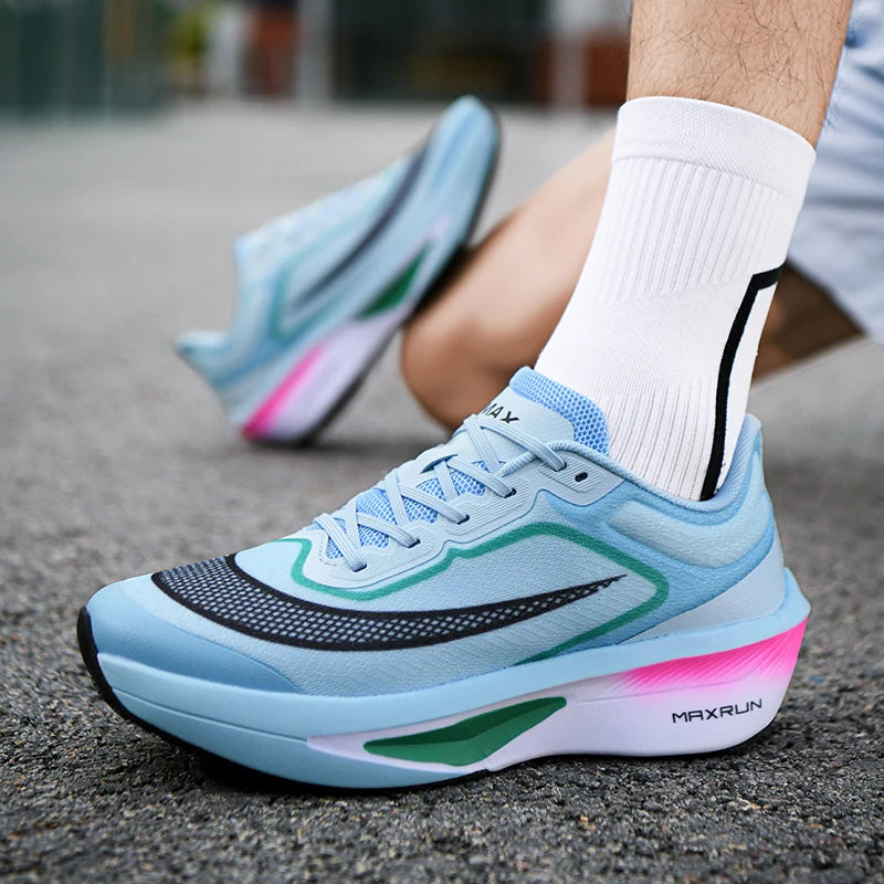 Men's Running Shoes Autumn Breathable Marathon Professional Lightweight Sneakers Flat Comfortable Casual Tennis Shoes