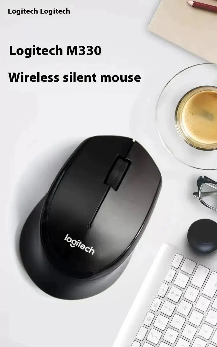 Logitech M330 Professionelle Büromaus, kompakt, leise, leicht zu transportieren, angenehm in der Handhabung und speziell entwickelt1