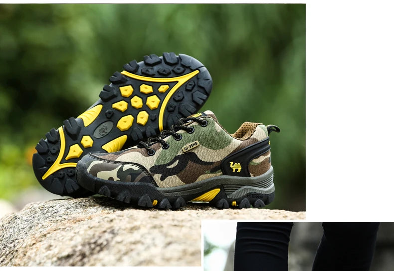 Casual Shoes Men Summer Outdoor Sneakers Women Footwear Trainer Waterproof Camouflage Army Shoe Male Military Shoes Tenis Jeans