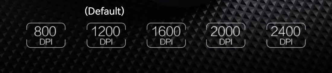 Mouse da gioco Inphic A9 Pro tri-mode, indicatore di alimentazione con guida luminosa colorata, DPI regolabili, macro driver, ergonomico, 12800DPI