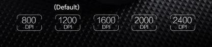 Mouse da gioco Inphic A9 Pro tri-mode, indicatore di alimentazione con guida luminosa colorata, DPI regolabili, macro driver, ergonomico, 12800DPI