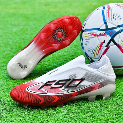 Nouvelles chaussures de football pour hommes, chaussures de sport respirantes, chaussures de futsal antidérapantes, chaussures de football ultralégères, haute tige, haute qualité, pour match en extérieur