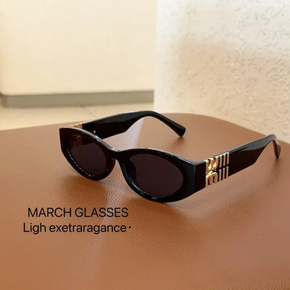 Moderne ovale solbriller til kvinder og mænd – trendy og cool solbriller til damer – Street Shot – retro – premium briller – Gafas De Sol – UV400