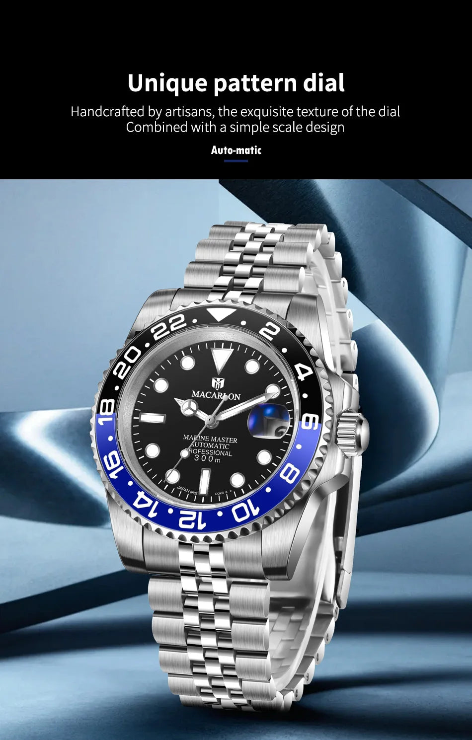 2026 NEW MACARLON Design 41MM Luxury Machinery watch Men sapphire glass Stainless Steel Waterproof Automatic Mechanical Watch