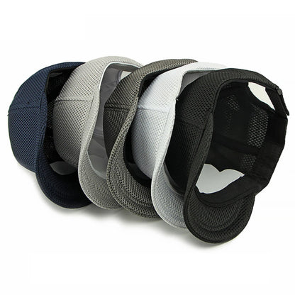 HT4828 Gorra de béisbol de ala corta de 5 cm para hombre, 6 paneles, gorra de béisbol de malla transpirable, gorra tipo «trucker», para hombre y mujer, lisa, sin estampados, con cierre a presión
